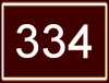 Route 334 shield