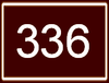 Route 336 shield