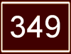 Route 349 shield
