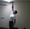 Animation of a one arm pull-up
