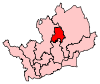 A small constituency located slightly north of the centre of the county. It is bordered exclusively by other constituencies in the county.