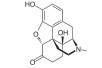 Chemical structure of Oxymorphone.