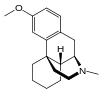 Chemical structure of Levomethorphan.