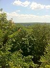Narragansett Trail - View of Wyassup Lake from High Ledge.