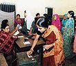 Women voting in Bangladesh