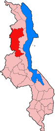 Location of Mzimba District in Malawi