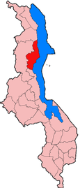 Location of Nkhata Bay District in Malawi