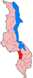 Location of Ntcheu District in Malawi