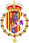 Coat of Arms of the Spanish Heir apparent as Prince of Viana.svg