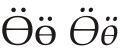 Cyrillic letter Oe with Diaeresis.svg