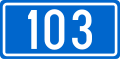 D103 state road shield