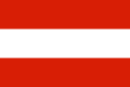 The red-white-red colours of Austria are one of the oldest in the world still in continual use