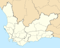 Map of the Western Cape with municipalities blank (2011).svg