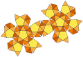 Snub dodecahedron Net