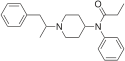 Chemical structure of α-methylfentanyl.