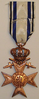 Military Merit Cross 3rd Class with Crown and Swords (reverse)