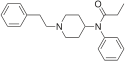 Chemical structure of Fentanyl.