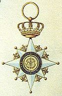 Getekende achterzijde van het Ridderkruis van de Orde van de Unie.jpg