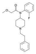 Chemical structure of Ocfentanil.