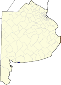 location of La Costa in Buenos Aires Province