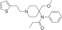 Chemical structure of Sufentanil.