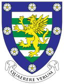 Downing College heraldic shield