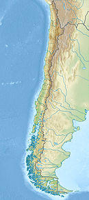 Cerro Azul is located in East-central Chile, which lies on the southwestern coast of South America.