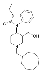 Chemical structure of J-113397.