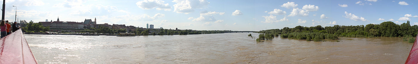 Vistula in Warsaw from Śląsko-Dąbrowski Bridge, May 21