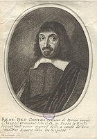 Engraving of Descartes by Balthasar Moncornot