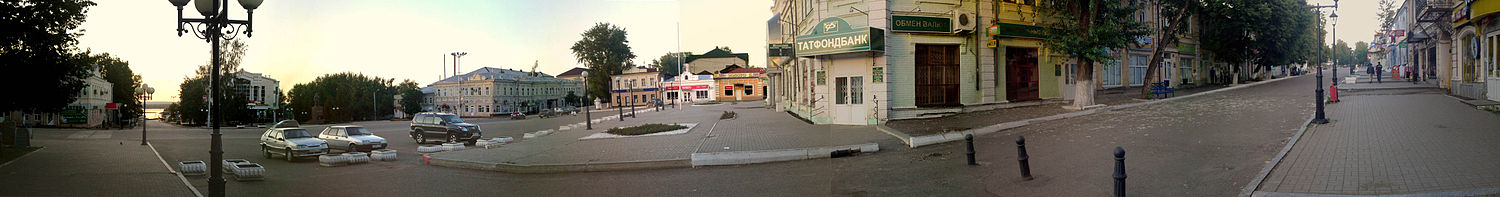 Panorama of Chistopol city center