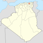 Algeria 43 Wilaya locator map-2009.svg