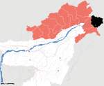 Arunachal Pradesh district location map Anjaw.svg