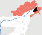 Arunachal Pradesh district location map Lohit.svg