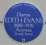 Blue plaque Edith Evans.jpg