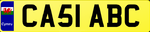 British vehicle registration plate CYM 2.PNG