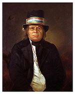 Portrait of Menominee Chief Oshkosh