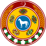 Coat of Arms of Turkmenistan 1992-2000.svg