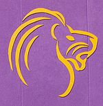 North Alabama Lions basketball athletic logo
