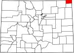 State map highlighting Sedgwick County
