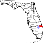 A state map highlighting Martin County in the southern part of the state. It is small in size and shaped like a rectangle.