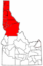 Map of Idaho highlighting the Idaho Panhandle.png