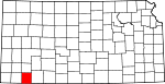State map highlighting Seward County