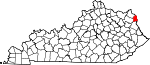 State map highlighting Boyd County