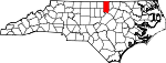 State map highlighting Granville County