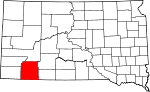 State map highlighting Shannon County