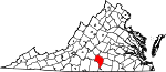 State map highlighting Charlotte County