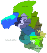 Mashonaland West-constituency2008.gif