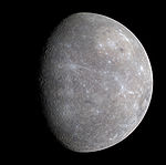 Mercury as photographed by MESSENGER