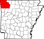 Northwest Arkansas Metropolitan Area.svg